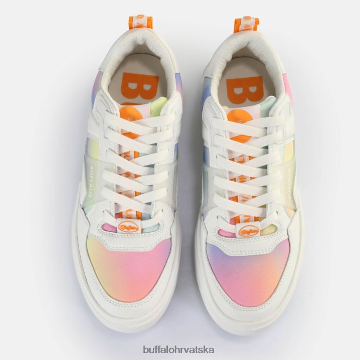 tie-dye koraljna/zelena